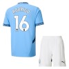 Conjunto (Camiseta+Pantalón Corto) Manchester City Rodrigo 16 Primera Equipación 2024-25 - Niño